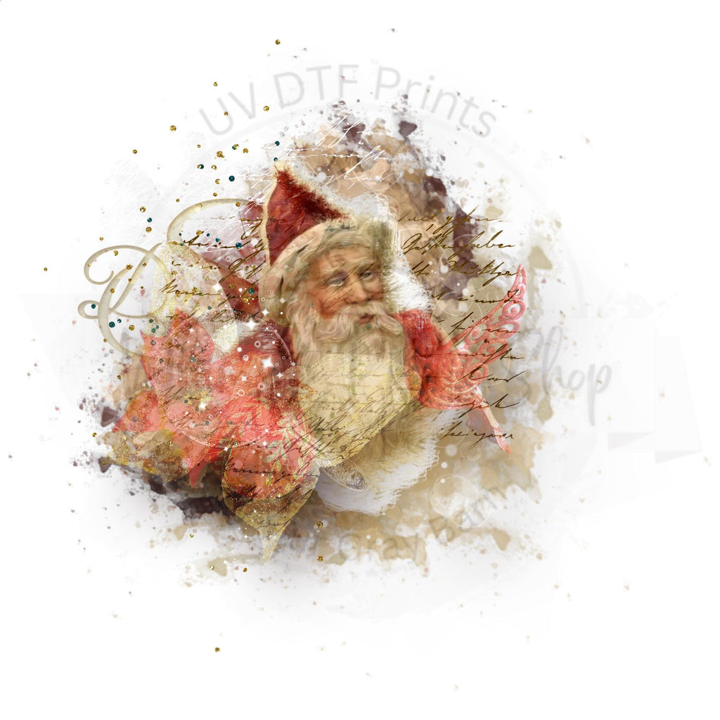 a digital painting of a santa clause